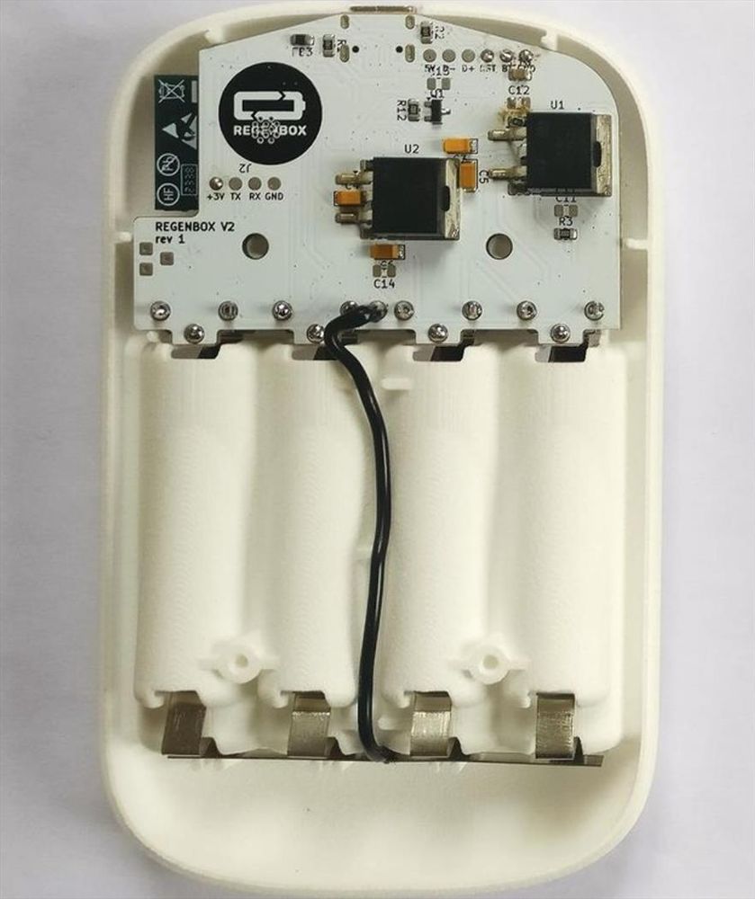 Image du modèle de la RegenBox 2, partie en production