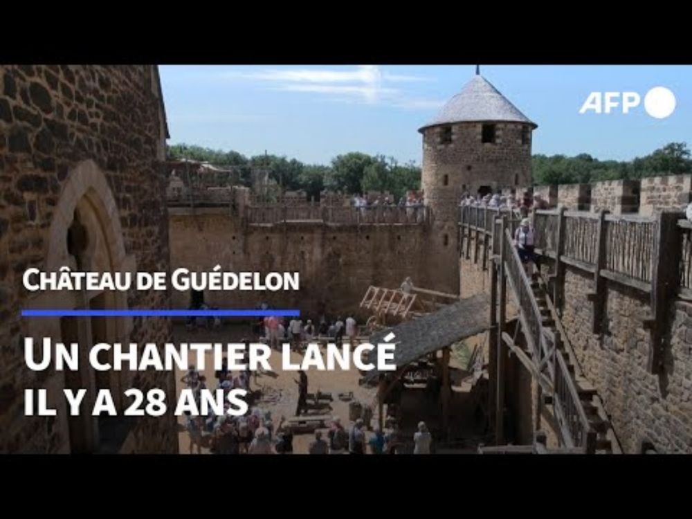 Le château fort de Guédelon, un chantier à remonter le temps | AFP