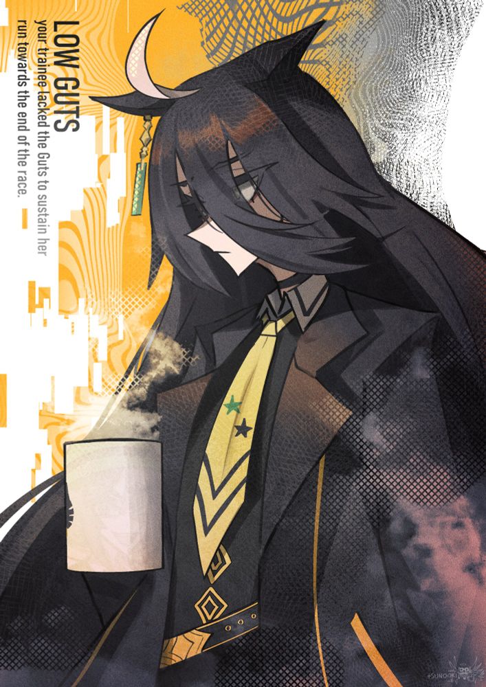 Manhattan cafe from umamusume
this is the result after experimenting and settling on something