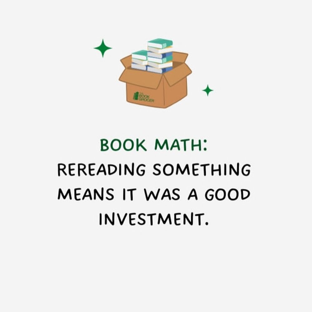 Book Math: Re-reading something means it was a good investment