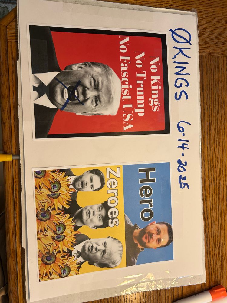 No kings, No Trump, No Fascist USA