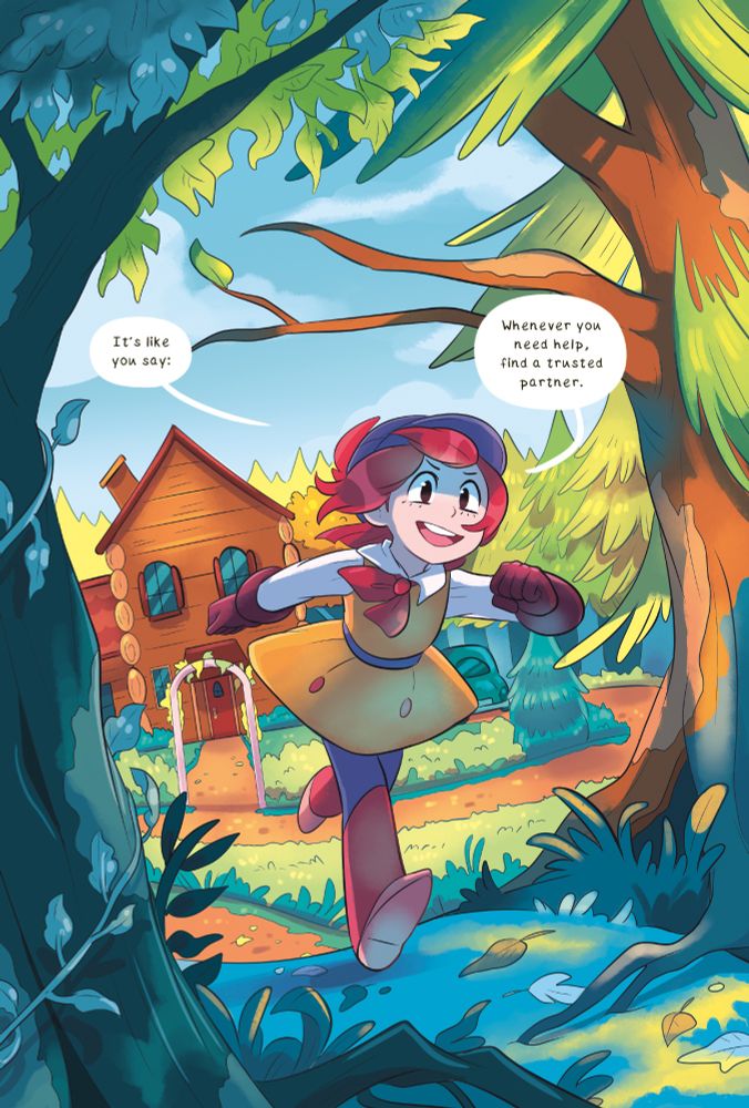 Image of a comic page from Oddity Woods