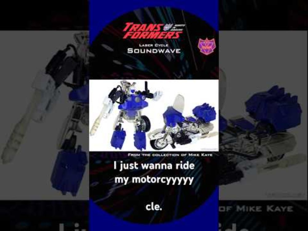 header image - Laser Cycle Soundwave & Jazz - TFWIKI Weekly Toypic (May 7 2025) #transformers #generation2