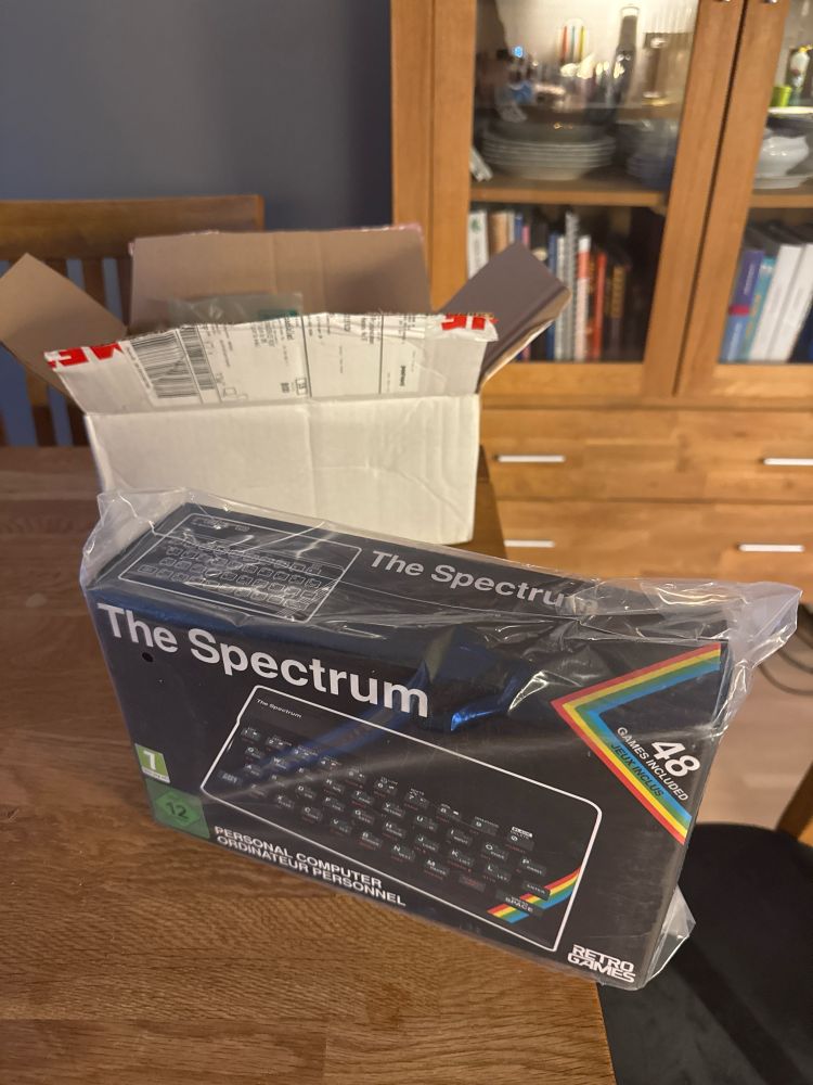 The Spectrum. Modern ZX Spectrum computer clone 