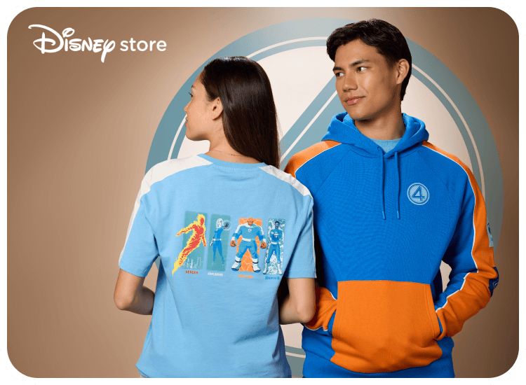 Un. T-shirt et un pull des quatre fantastiques sur Disney store