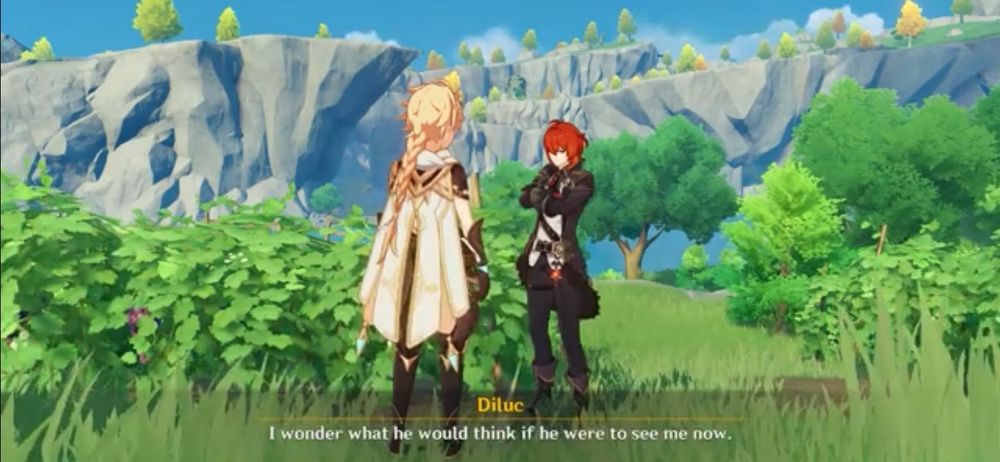 Lines from Weinlesenfest event!

Diluc:
I wonder what he would think if he were to see me now.