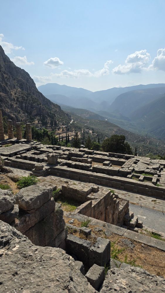 Ruins of Temple of Apollo at Delhi I took past summer 