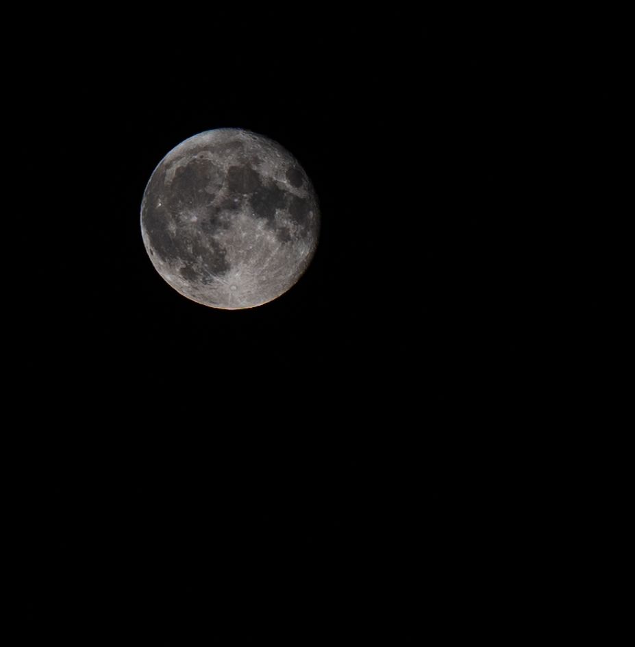 Picture of the moon on a full moon night