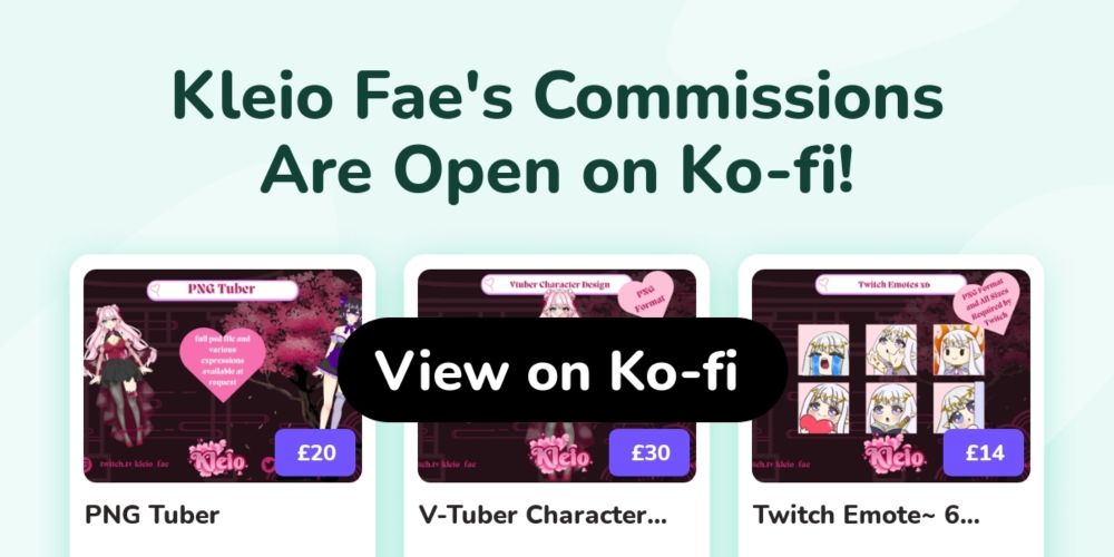 Kleio Fae's Ko-fi Commissions