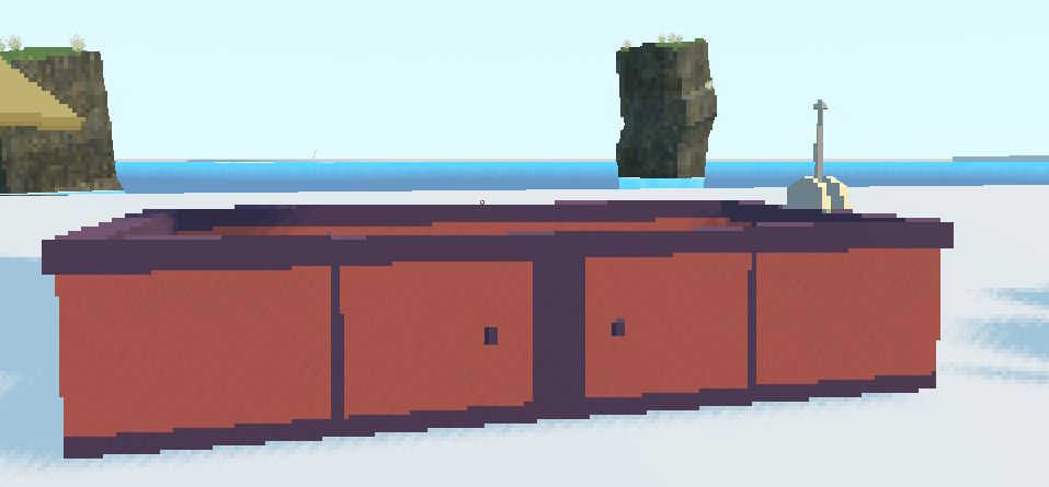 low poly basket