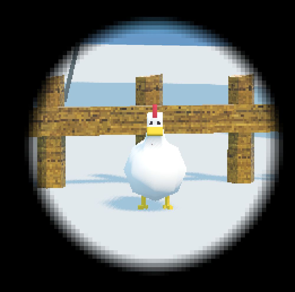 a chicken