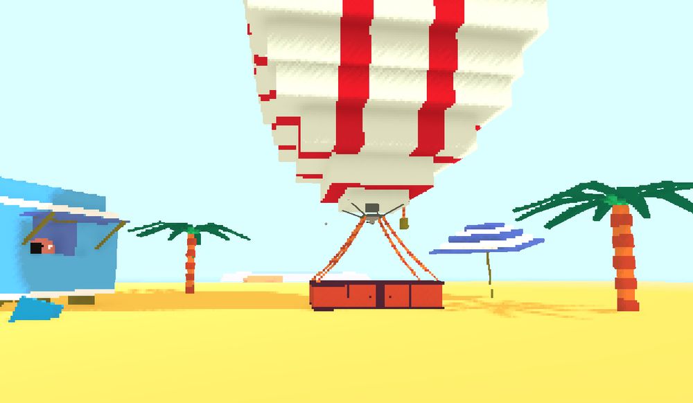 same scene with different art style