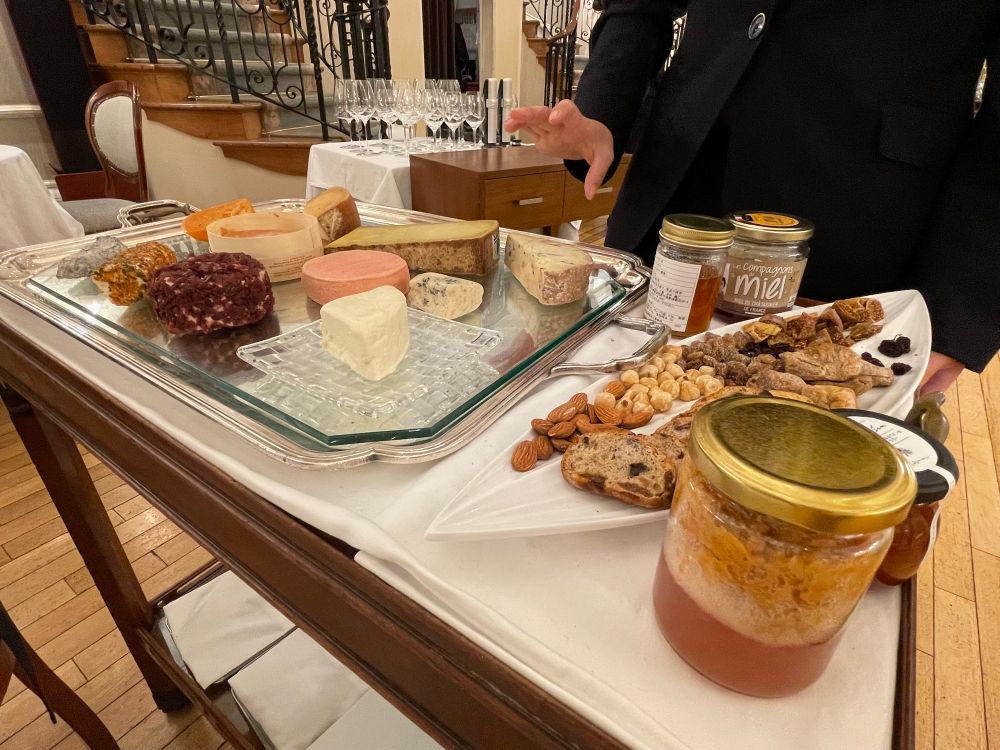 Cheeses on the wagon