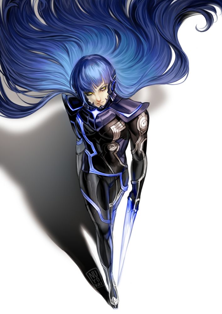 Digital art of the Nahobino from Shin Megami Tensei V