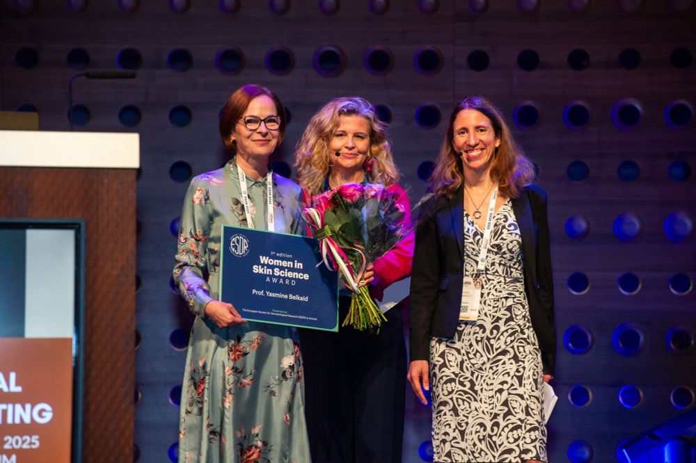“Women in Skin Science” prize by Almirall & #ESDR to Prof. Yasmine Belkaid