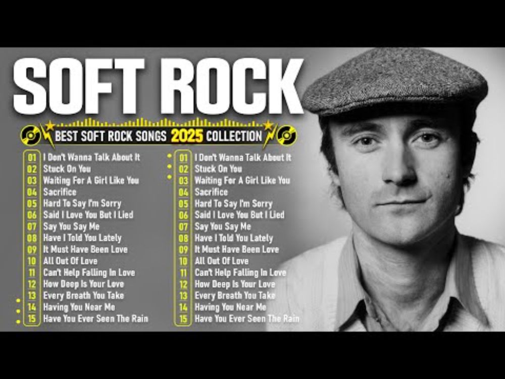 Phil Collins, Rod Stewart, Lionel Richie, Michael Bolton, Bee Gees 📀 Soft Rock Ballads 70s 80s 90s