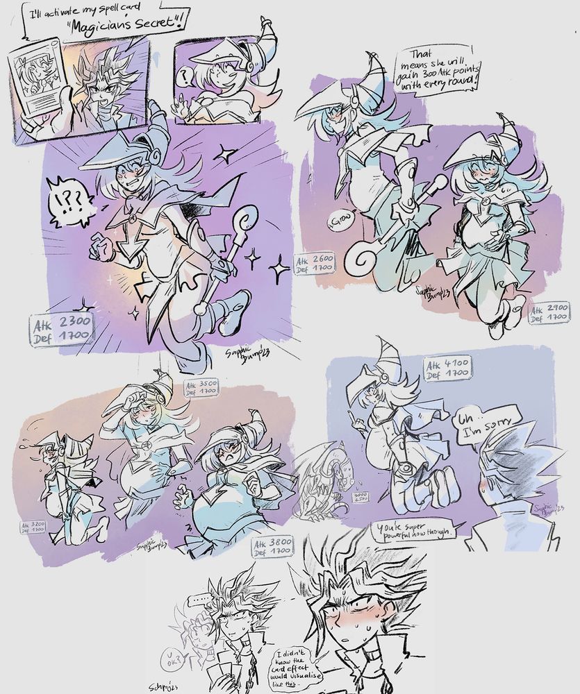 Dark Magician Girl Pregnancy Spell Comic