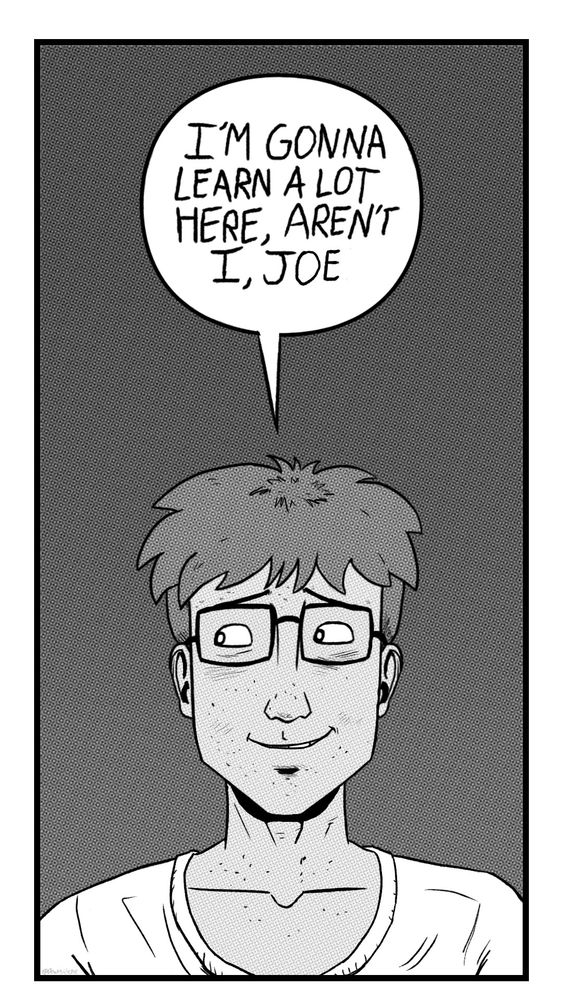 "I'm gonna learn a lot here, aren't I, Joe?"