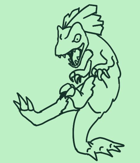 Great Maccao kicking while propped upon its tail