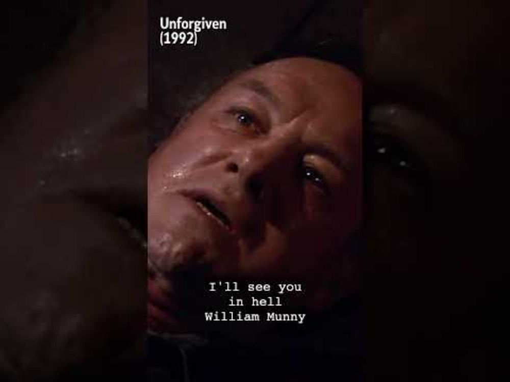 Deserves Got Nothing to do With it  #Unforgiven #ClintEastwood