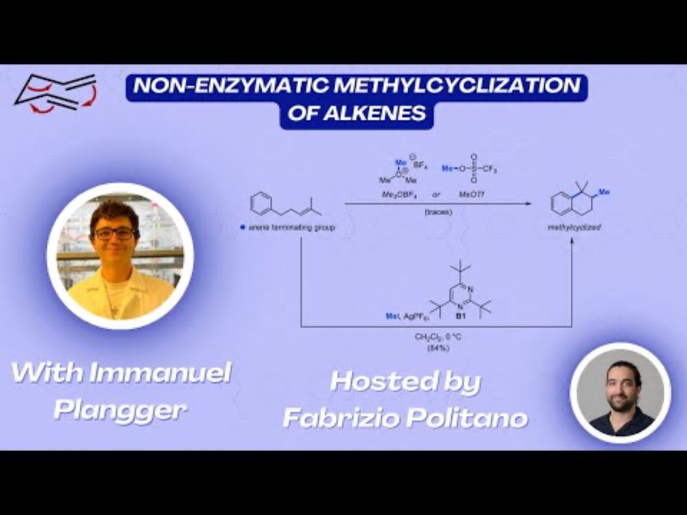 Non-enzymatic Methylcyclization of Alkenes with Immanuel Plangger