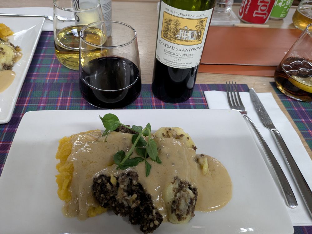 Abendessen im Club Car 