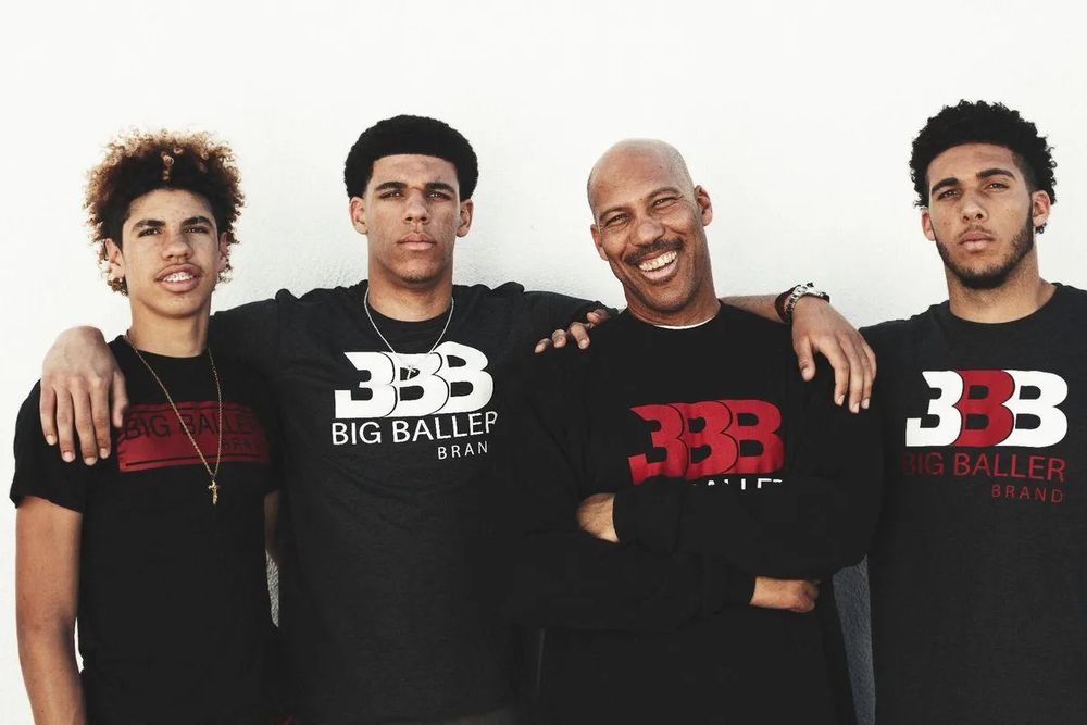 Big baller brand family photo