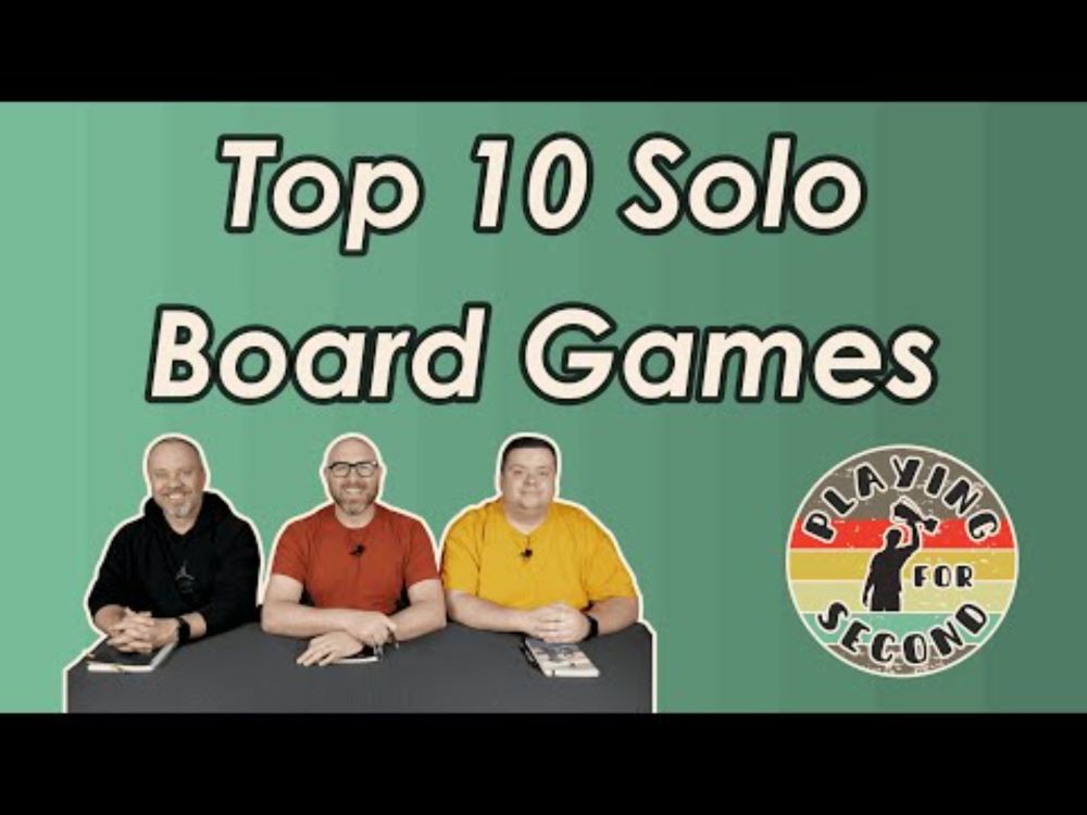 Top 10 Solo Board Games 👀🏆♥