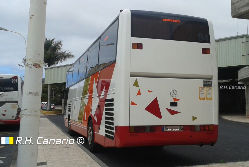 Nº 94 BUS of Transportes Insular La Palma 1995 Van Hool EOS 200