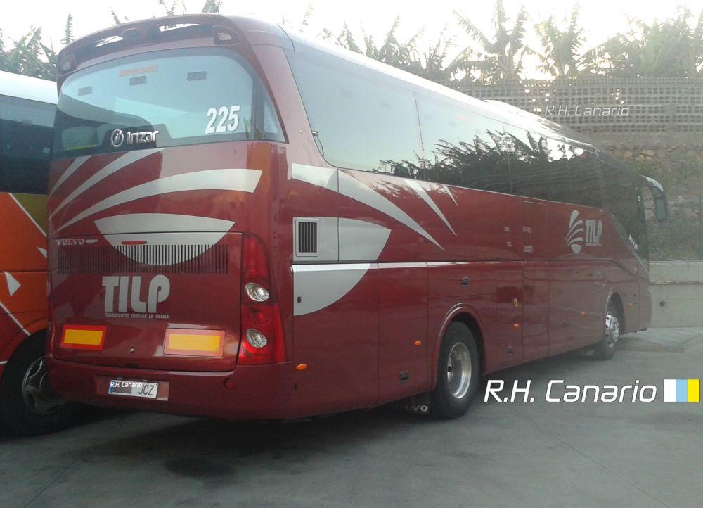 Nº 225 BUS of Transportes Insular La Palma, 2012 Irizar PB 12,2m/3,9m Volvo Euro 6