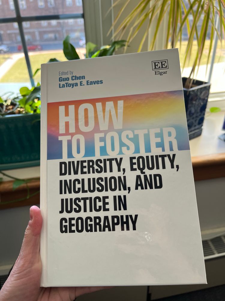 Book cover photo : how to foster diversity equity inclusion and justice in geography!