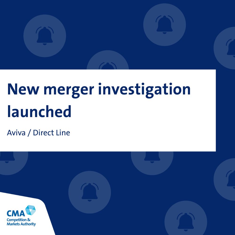 New merger investigation launched
Aviva / Direct Line