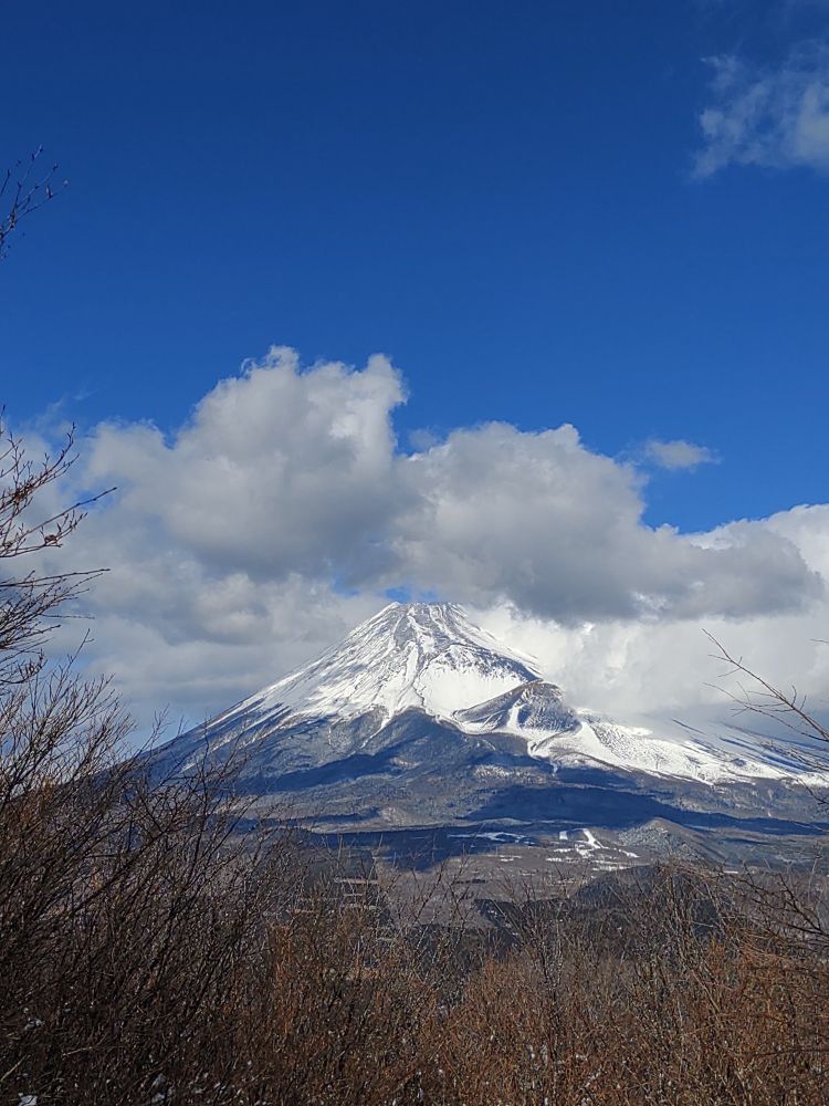 富士見台(1420m)より富士山