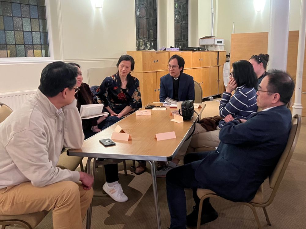 Table discussions about book