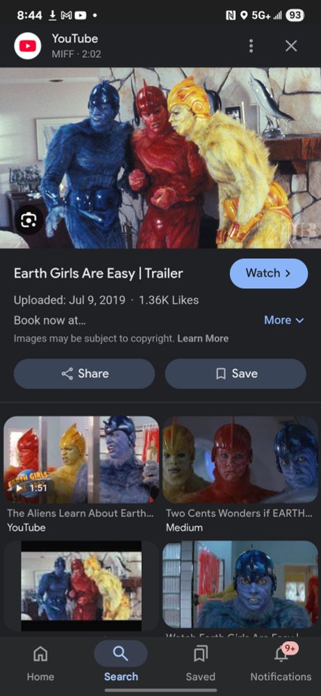 Earth girls are easy movie