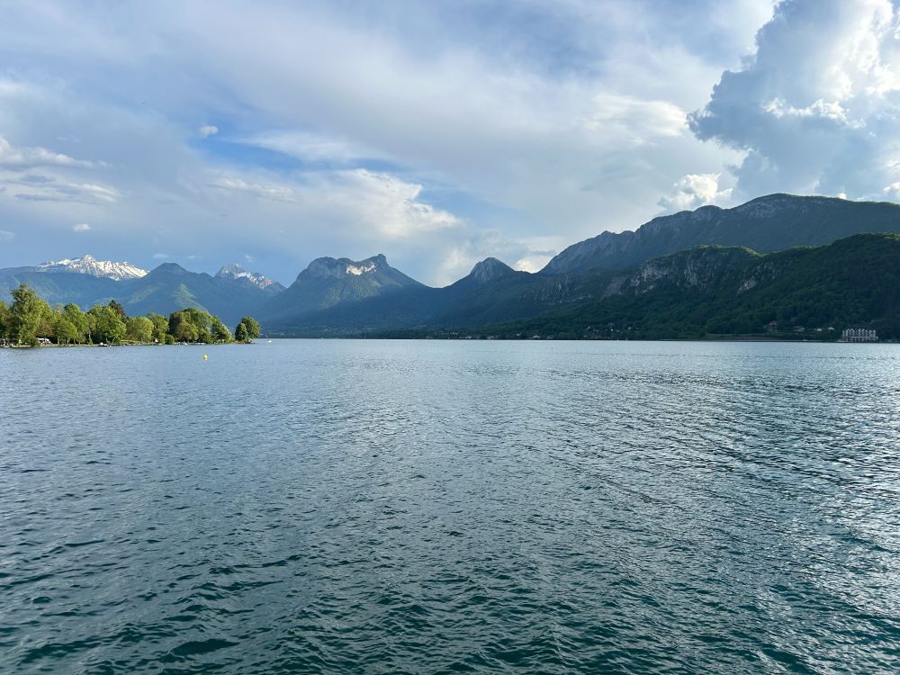 View of Lake Annecy from Talloires, France