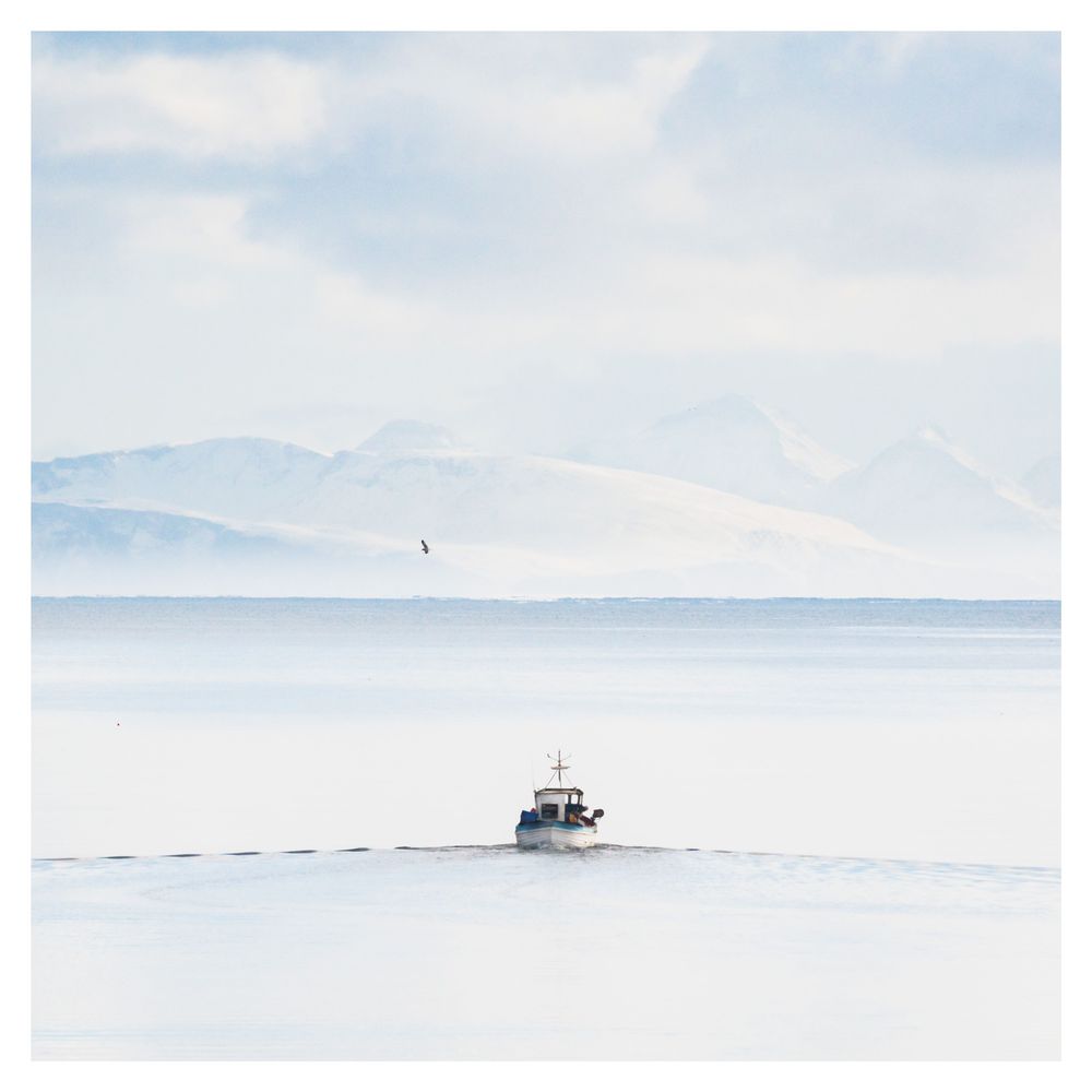 Fishing boat Shona heads out to the Minch.