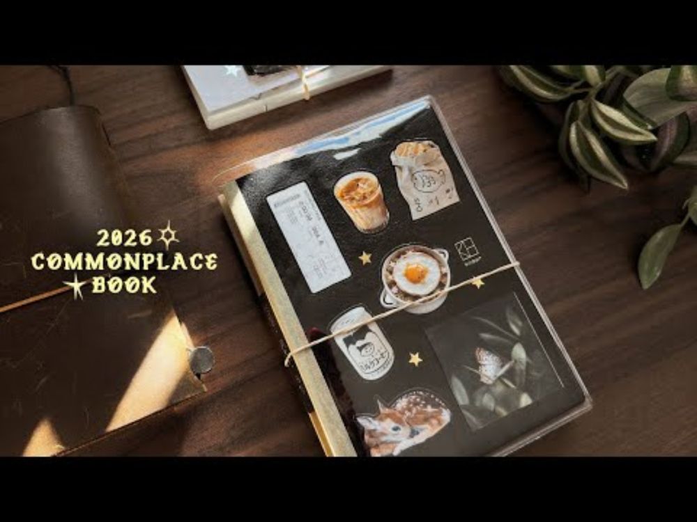 2026 commonplace book setup ✸ decorating my kinbor a6