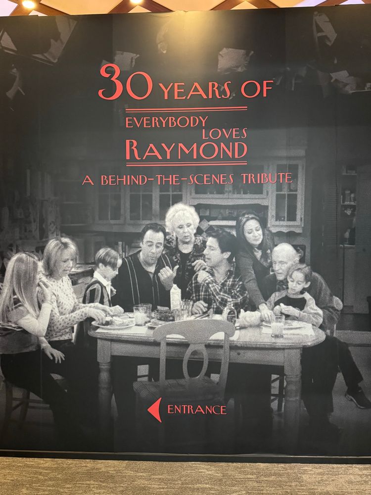 Entrance to Paley’s Everybody Loves Raymond exhibit, featuring a cast photo
