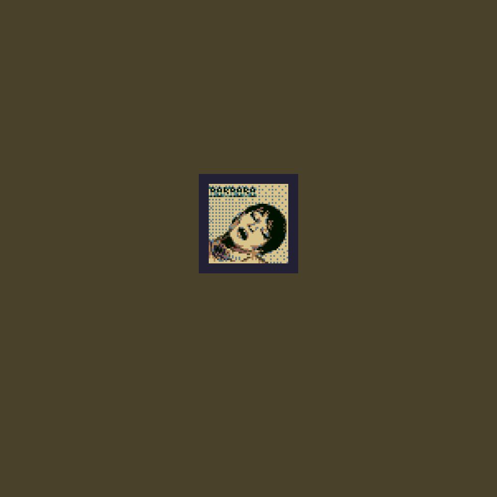 Pixel art rendition of the album cover Barbara n°2 by Barbara. Its a portrait of Barbara leaning her head on her shoulder, eyes closed, appearing to sing.