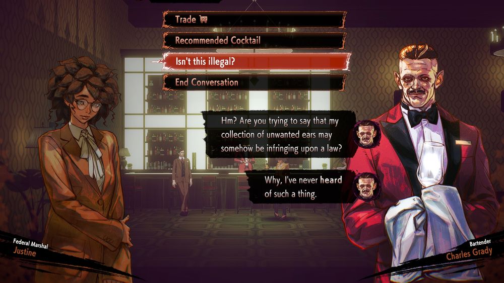 "Isn't this illegal?"
"Hm? Are you trying to say that my collection of unwanted ears may somehow be infringing upon a law? Why, I've never even heard of such a thing!"