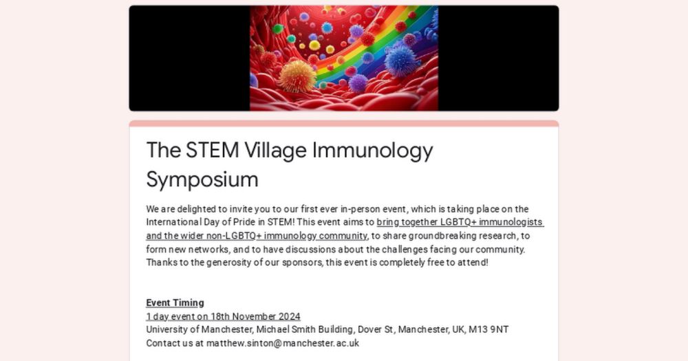 The STEM Village Immunology Symposium