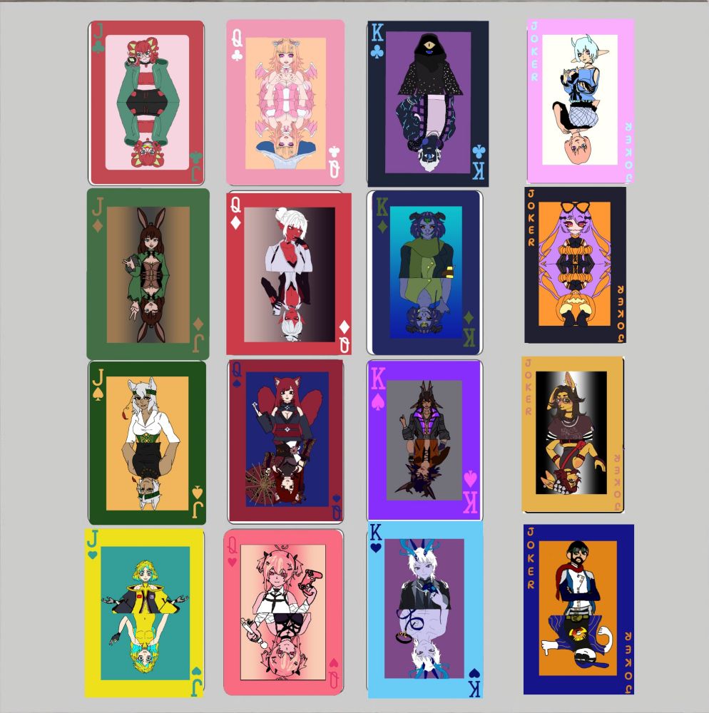 The whole playing card collection of part 1