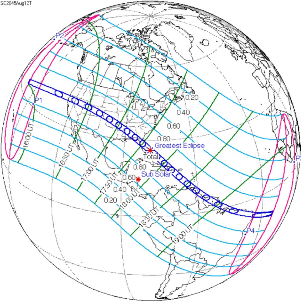 Solar eclipse of August 12, 2045 - Wikipedia