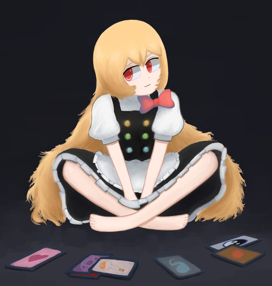 A painting of Marisa from Touhou 18.5.
100th Black Market