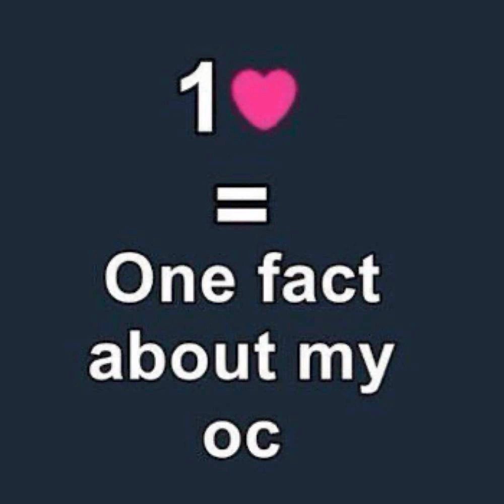 meme that asks for 1 like for 1 fact about an original character