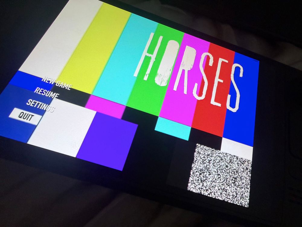 HORSES (almost) running on Steam Deck