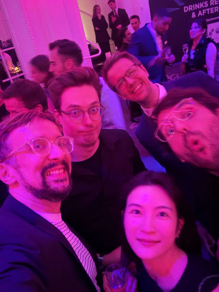 Jörg Tittel and Huei Chan from
RapidEyeMovers
Nicholas and Guillaume from Sandfall
Marvin Grollius from Gamescom
at the 2025 Golden Joysticks 