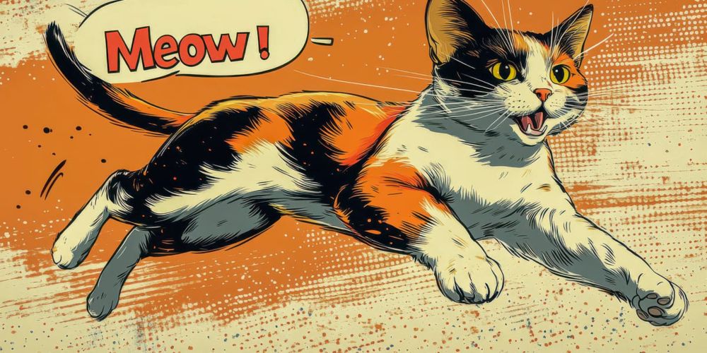 And the colored cats take a walk on the wild side and say, "Meow, mao-meow, mao-meow, mao-mao-meow"*