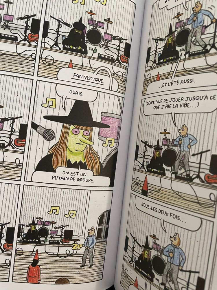 Extrait de “Sans ambition”, dans lequel la sorcière Megg et le loup-garou Werewolf Jones multiplient les concerts foireux.